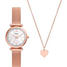 Fossil Uhren-Set CARLIE ES5314SET Roségold