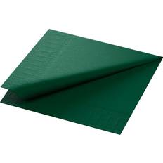 Articles de Fête Duni serviette 33x33 3 plis x 20 vert fonce