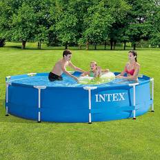 Freestanding Pools Intex 10' x 30" Metal Frame Pool Set Swimming outdoor