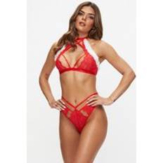 Holly Crotchless Set