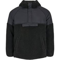 Knowledge Cotton Apparel Ytterkläder Knowledge Cotton Apparel Teddy Oversized Anorak Grs/Vegan Black Jet