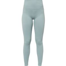 Dam - Silver Tights Röhnisch Women's Seamless Rib Tights, L/XL, Silver Blue