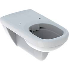 Toilets Geberit Renova Nr. 1 Comfort Wand-WC Tiefspüler, spülrandlos, 4,5/6 l, wandhängend, eckiges Design, 208560