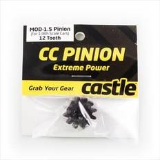 Castle Creations CC PINION 12 Tooth MOD1.5, 8mm shaft for use with CMIR075 M-CC6523