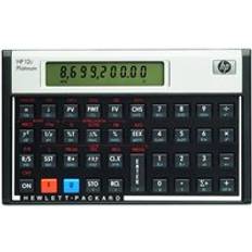 HP 12c calculator Desktop Financial Aluminium Black