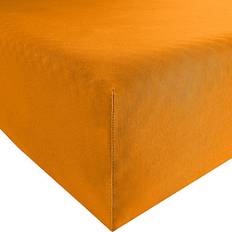 Orange Küchenhandtücher Redbest Elasthan-Jersey-Stretch Spannbettlaken Denver Küchenhandtuch Orange (200x)