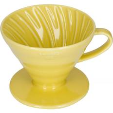 Hario Portafiltri Hario V60 Coffee Dripper Keramik 02 Yellow