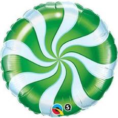 Foil Balloons Qualatex Foil Balloon with Festive Candy Swirl Design