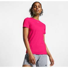 Nike Pro Top SS All Over Mesh - Pink/White