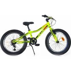 20" Mountainbikes Aurelia Plus 20" 6SP Rim Brakes Junior - Lime Barncykel