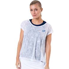 Lino - Mujer Camisetas Bullpadel Ropa Camiseta de manga corta - Blanco