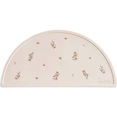 Maschinenwaschbar Untersetzer Mushie Silicone Placemat Pink Flowers