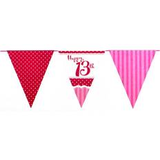 Rose Guirlandes Unique Party Creative Perfectly Pink 13th Birthday Bunting (12 Feet)