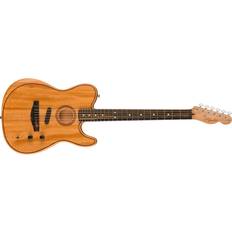 Akustikgitarren Fender American Acoustasonic Telecaster All-Mahogany, Natural