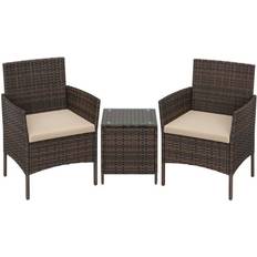 Bistrot Songmics 3pcs Ensemble de Bistrot, 1 Table incluse 2 Chaises