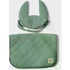 Hobby Horses by Astrup Saddle Pad and Hat for Hobbyhorse Velvet Mint