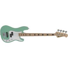 Grøn Elektriske basser Dimavery PB-500 E-Bass, Surf Green TILBUD NU grøn
