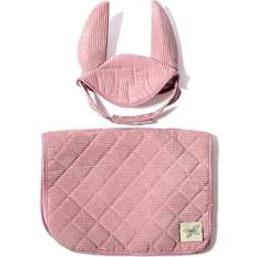 Hobby Horses by Astrup Saddle Pad and Hat for Hobbyhorse Velvet Rosa
