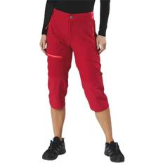 Rød - Skiløb Bukser Halti Pallas X-Stretch Lite Capri Pants Pink, Female, Tøj, Bukser, Lyserød