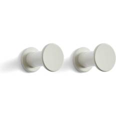 Grey - Steel Hallway Furniture & Accessories Hay Light Grey Bolt 2-pack Coat Hook 2pcs