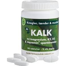Kalk d vitamin DFI Kalk Med Magnesium K2 D3 90 Tabletter 90 st
