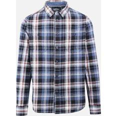 Trespass Men Shirts Trespass Zalah Checked Flannel Shirt Blue