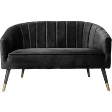 Present Time Leitmotiv Sofa Royal Stil Svart Soffa 2-sits