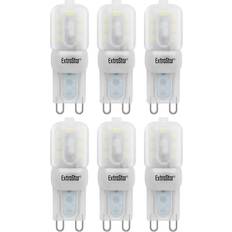 Light Bulbs ExtraStar Extrastar 3.5W led G9 Mini Bulb Warm White Size Ø11x60 mm Pack of 6