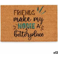 60.0 cm Entrance Mats Gift Decor Doormat Friends Natural Blue