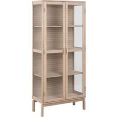 Wit Glazen vitrinekasten BRIXX LIVING AC Buffetschrank, Linley Vitrine