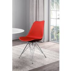 Red Kitchen Chairs Fusion Living Fusion Soho Kitchen Chair