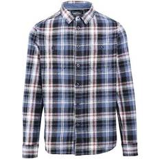 Flannel Shirts Trespass Zalah Checked Flannel Shirt Blue