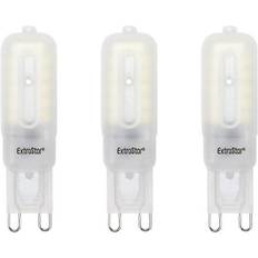 Light Bulbs 3.5W LED G9 Mini Bulb Daylight Size Ø11x60 mm Pack of 3