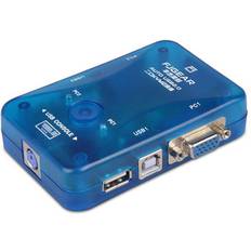 Bolwins D44c usb kvm vga switcher box 2 port usb 2 vga ps2 2 pc keyboard mouse monitor