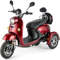 wheeled retro mobility scooter 650w veleco zt63