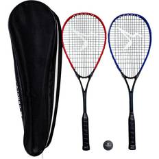 Raquettes de squash Perfly SET DE RAQUETTES DE SQUASH WALLBREAKER 165 CLUB (2 raquette/1 balle point rouge)