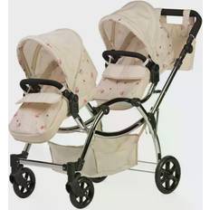 Roma Darcie Twin Dolls Pram-Cream