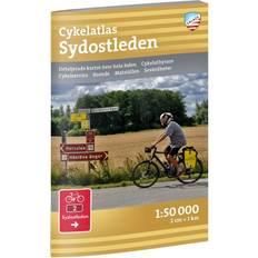 Cykelatlas Sydostleden 1:50 000 (Hæftet, Spiralryg)
