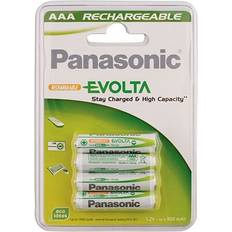 Batteries & Chargers Connect 30650 Panasonic Evolta Rechargeable AAA Battery 12 x 4 Cards