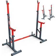 Adjustable Barbell Squat Rack Stand Bench Press Rack