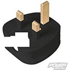 Silverline Powermaster 13A Fused Plug Black