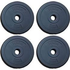 4 x 1.25kg Standard 1" Weight Plates