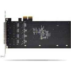 StarTech 4-Port GbE SFP Network Card, PCIe 2.0 x2, Intel I350-AM4 4x 1GbE Controller, 1000BASE Copper/Fiber Optic, Quad-Port Gigabit Ethernet NIC, Desktop/Server Backplanes Windows and Linux Compatible P041GI-NETWORK-CARD Nettverksadapter PCIe 2.0 x2 Gigabit SFP x 4