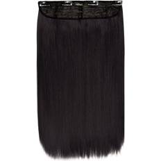 Blonde Clip-On Extensions Lullabellz Thick 18" 1 Piece Straight Synthetic Clip In Hair Extensions Raven