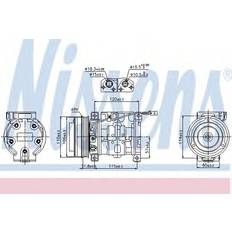 Nissens Compressor, air conditioning 89099