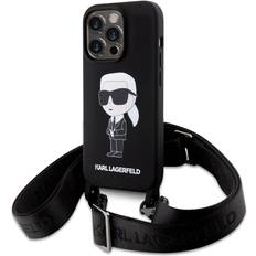 Karl Lagerfeld Mobilskal Karl Lagerfeld iPhone 15 Pro Max Mobilskal Crossbody Silikon