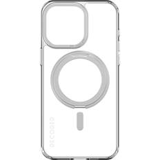 Decoded Plastic Loop Stand Back Cover iPhone 15 Pro Max Transparent Svart, transparent