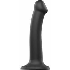 Strap-on-Me Dildo ventouse Dual Density (Couleur NOIR Taille M)