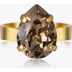 Caroline Svedbom Mini Drop Ring Gold Greige