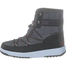 Moon Boot 35 Kinderschuhe Moon Boot Jr Boy Mid - Black/Castlerock